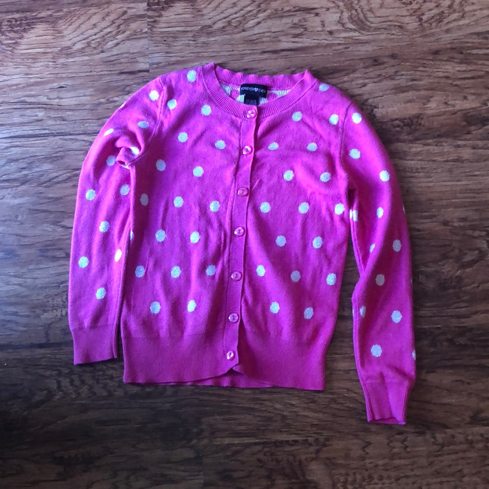Pink button up vest
